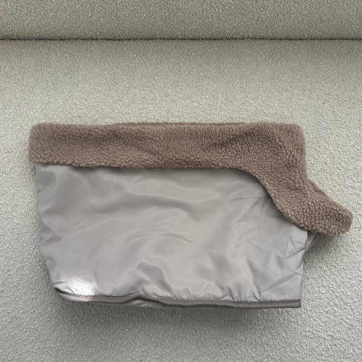 Cali hundetaske brun, inderfor i teddy fleece