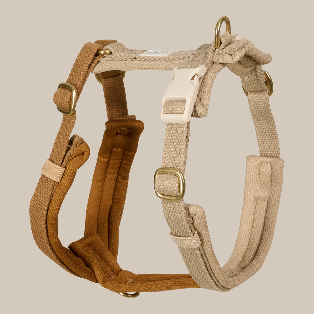 justerbar brun hundesele