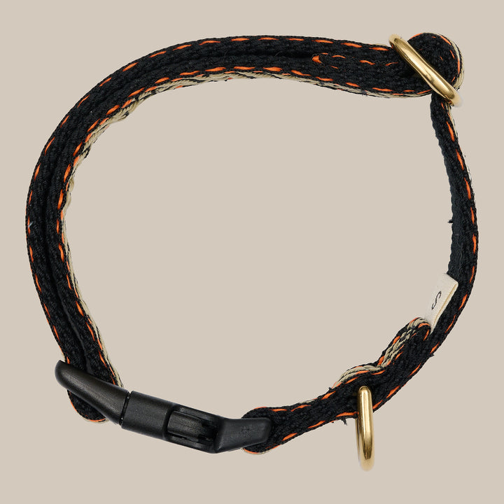 Bright Orange / Blødt & justerbart hundehalsbånd