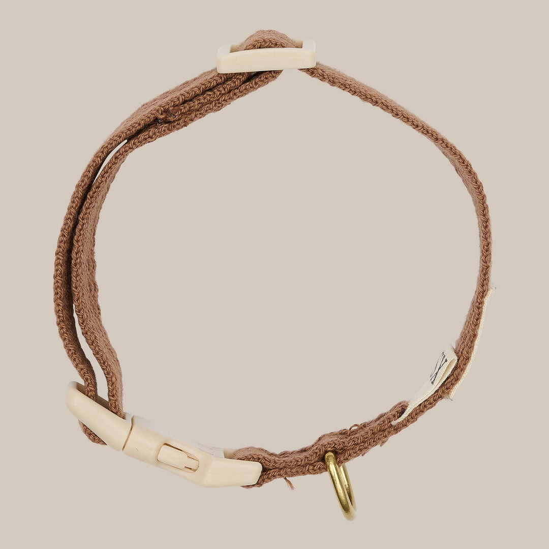 Mini puppy collar / Brown