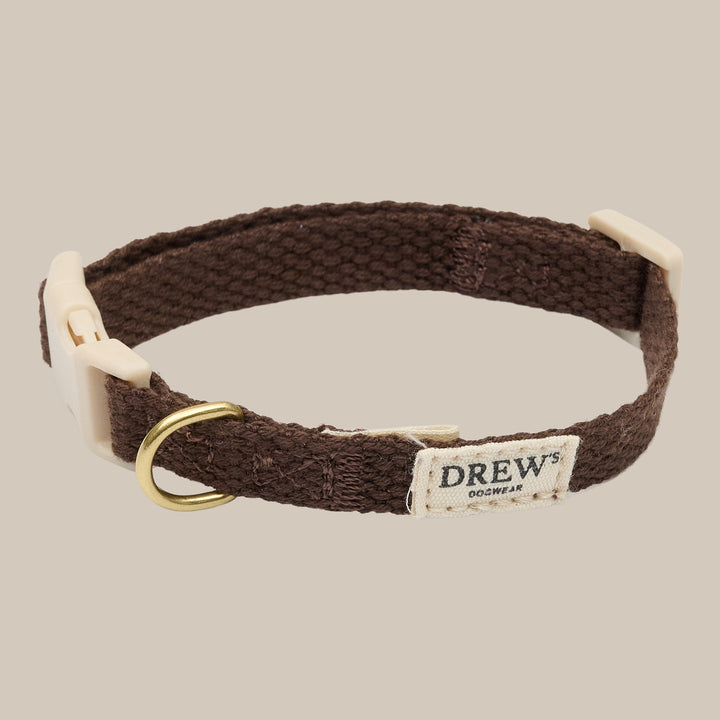 Mini puppy collar / Dark brown