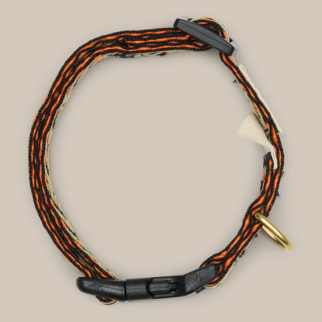 Bright Orange / Let hvalpehalsbånd (mini)