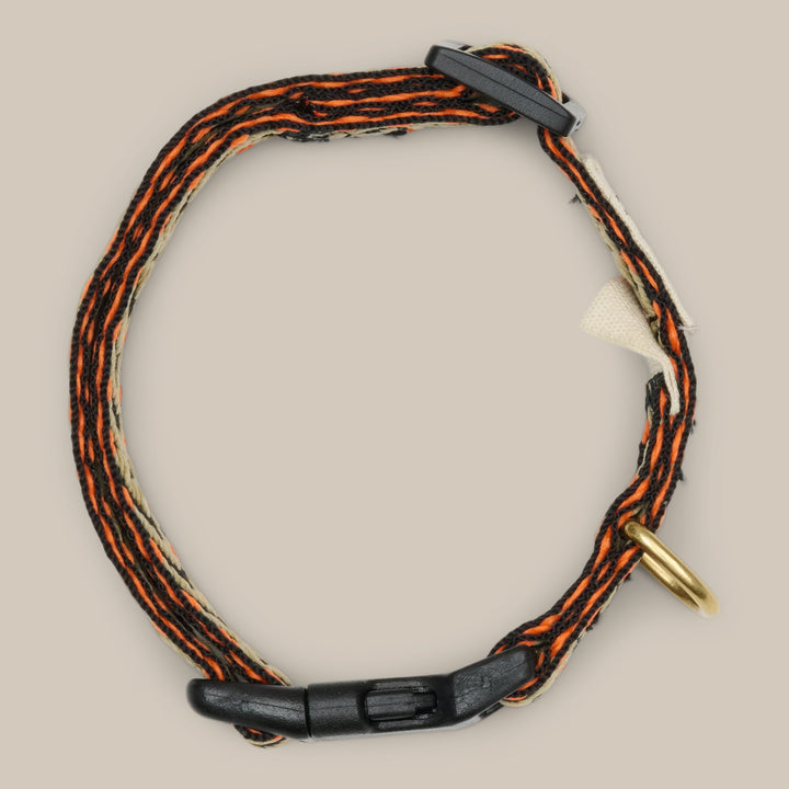 Bright Orange / Let hvalpehalsbånd (mini)