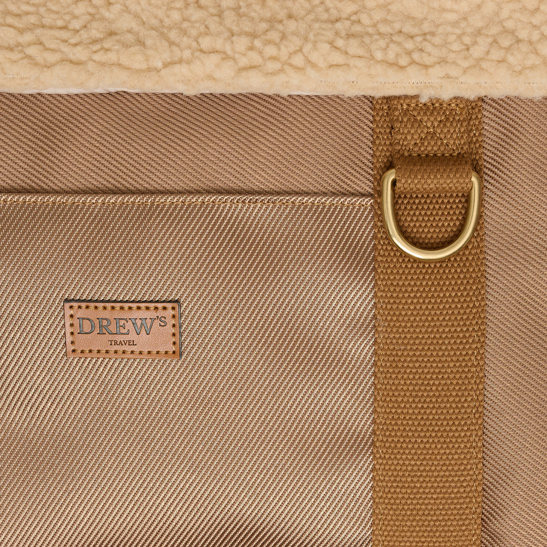 Aspen // Sporty dog ​​bag with soft teddy fleece