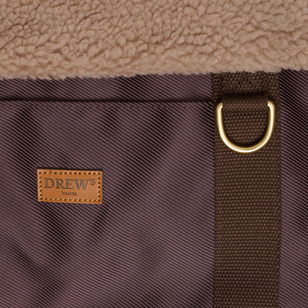 Cali // Sporty dog ​​bag with soft teddy fleece