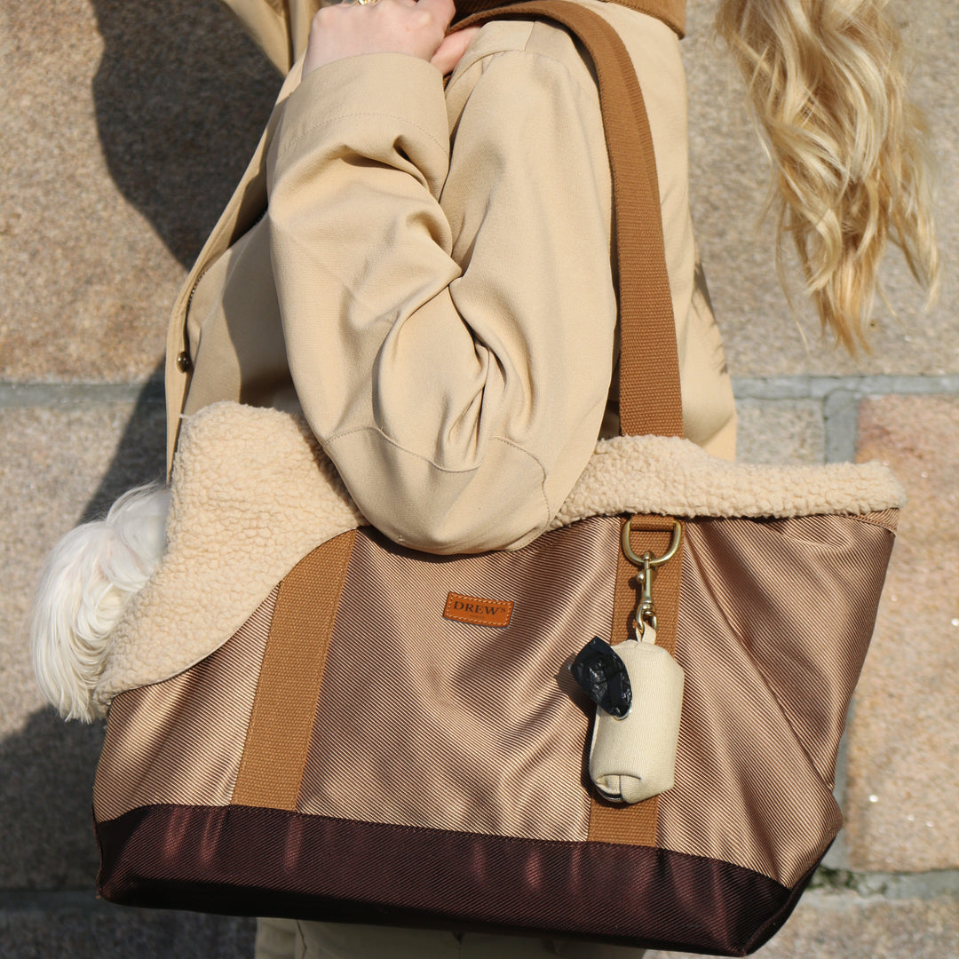 Aspen / Hundetasche mit Teddyfutter