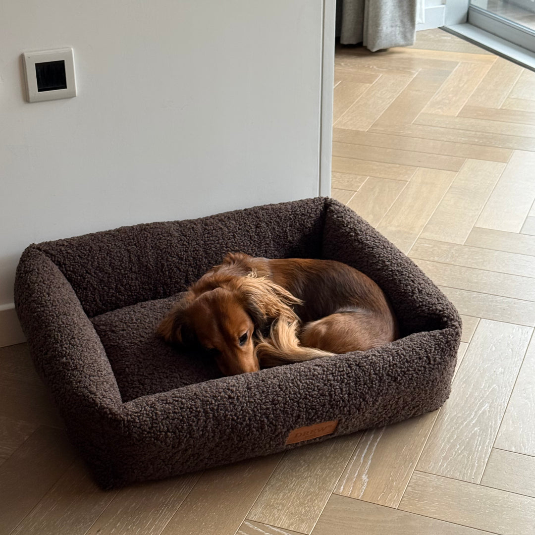 Nuna / Dog basket with memory foam (brown)