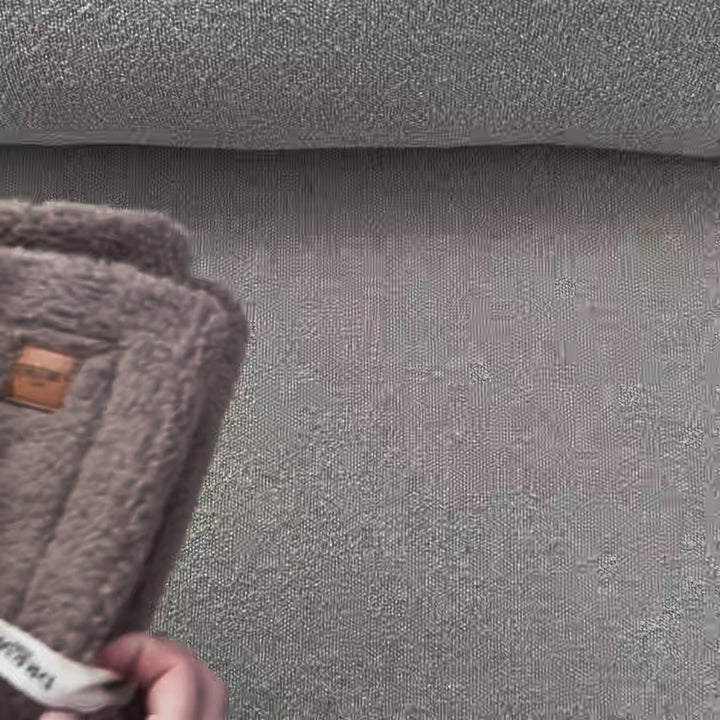 Blødt teddy fleece hundetæppe brun
